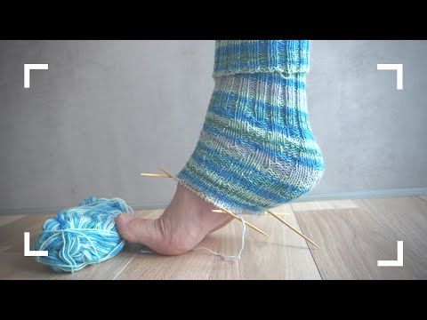 It couldn't be easier! Knit heel without heel | Spiral heel
