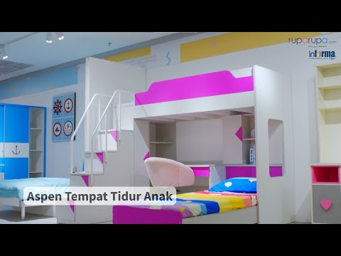 Gambar Informa Aspen-2 Set Tempat Tidur Anak - Pink
