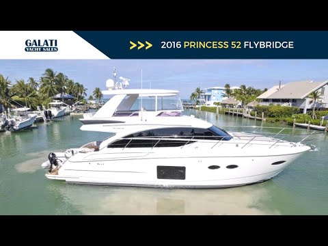 2016 Princess 52 Flybridge Defiance Video
