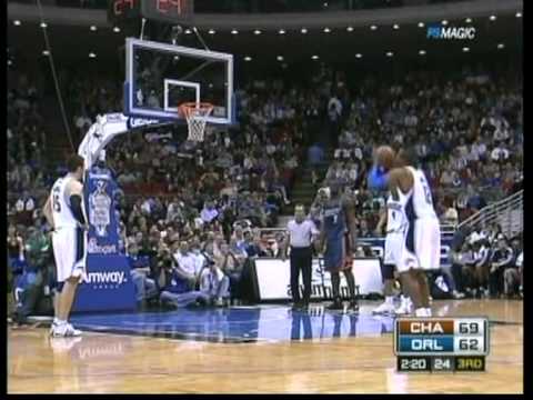 Dwight Howard 45 pts, 18 reb, 7 blk, season 2009 magic vs bobcats