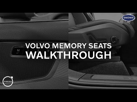 HOW TO OPERATE THE MEMORY SEATS ON YOUR VOLVO