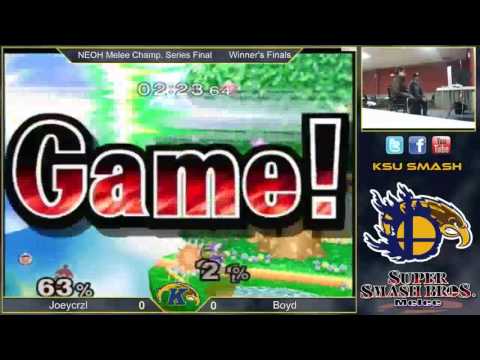 NEOH Melee CS Final - Winner's Finals - Joeycrzl (P1) vs Boyd (P3)