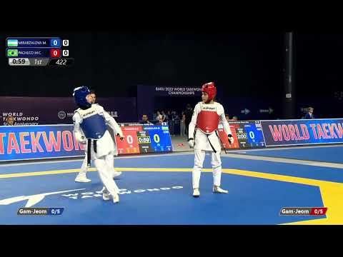 422 Quarter final Women  57kg UZB MIRABZALOVA M  BRA PACHECO M C