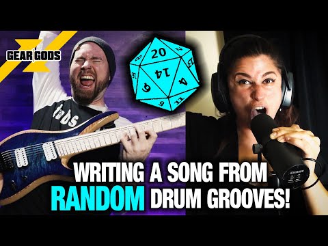 Writing A Song From RANDOM Drum Grooves 7 - Feat. @chaneycrabb of @entheosOFFICIAL | GEAR GODS