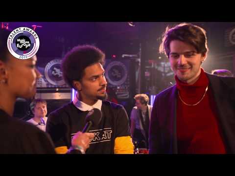 Interview blackwave. at the Music Moves Europe Talent Awards