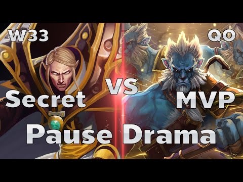 Pause Drama: Secret vs MVP Korean Rising - DotA2 Rage Quit