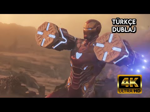AVENGERS İNFİNİTY WAR | THANOS VS İRON MAN | 4K TÜRKÇE DUBLAJ