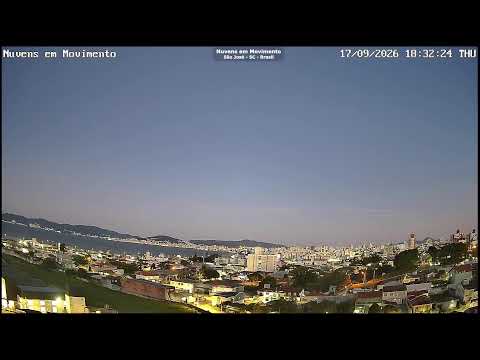 🔴 São José/SC ao Vivo 🌊 | Vista da Baía Norte e Florianópolis