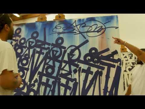 RETNA X DJ KHALED "100 YEARS PAINTING" TOP OFF