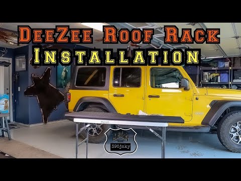 Installing a DeeZee Roof Rack on a 2020 Jeep Wrangler JLU