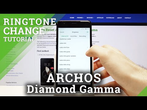 How to Customize Ringtone in ARCHOS Diamond Gamma – Incoming Call Sound