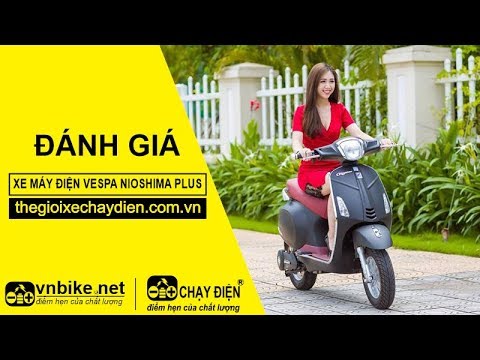 Đánh giá xe máy điện Vespa Nioshima Plus