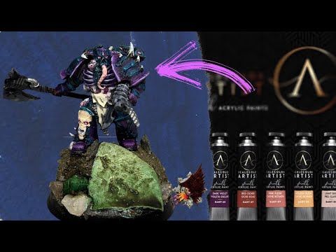 How to Paint Emperor's Children Chaos Chosen with Scale 75 artist range
