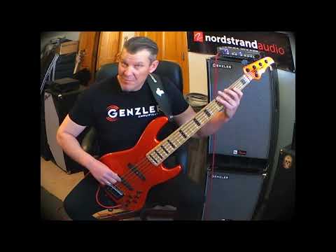 Nordstrand Custom NJ5 Bass with NJ5-SV pickups. Genzler - Galli Flats