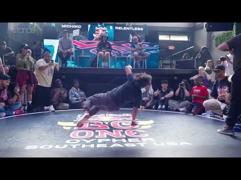 MICHIKO VS  RELENTLESS [Top 8] // Orlando Redbull BC One Cypher // Stance