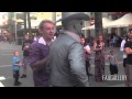 Human Statue Punches Jerk!