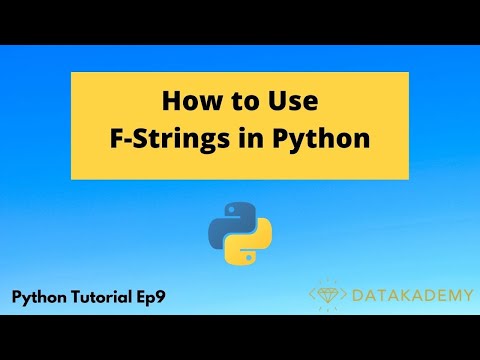 How To Use F Strings To Format Strings In Python Python Tutorial Ep9