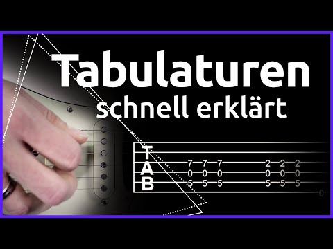 Tabs lesen lernen | Gitarre lernen mit music2me