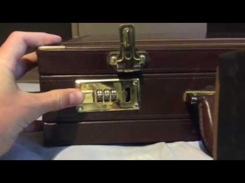 How to change your lock combination on your briefcase