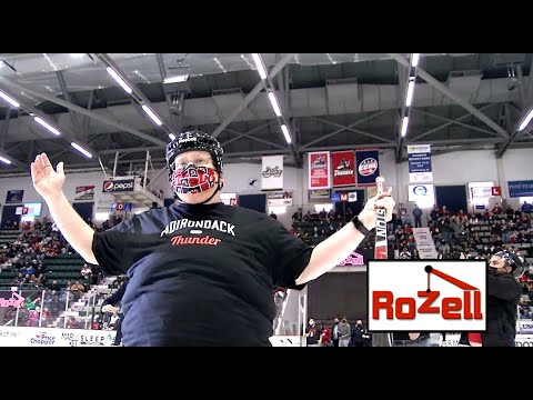 Barstool Sports' Frank the Tank Makes History at Adirondack Thunder Game