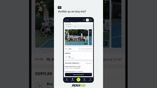 Şehrindeki kortu uygulamada bul | PickleLiga Kullanım Rehberi