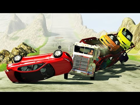 BeamNG DRIVE - Delivery Service Crashes & Fails