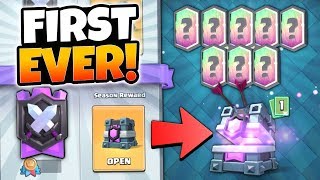 FIRST EVER LEGENDARY LEAGUE WAR CHEST OPENING! | Clash Royale 8 LEGENDARIES IN-A-ROW FROM WAR CHESTS