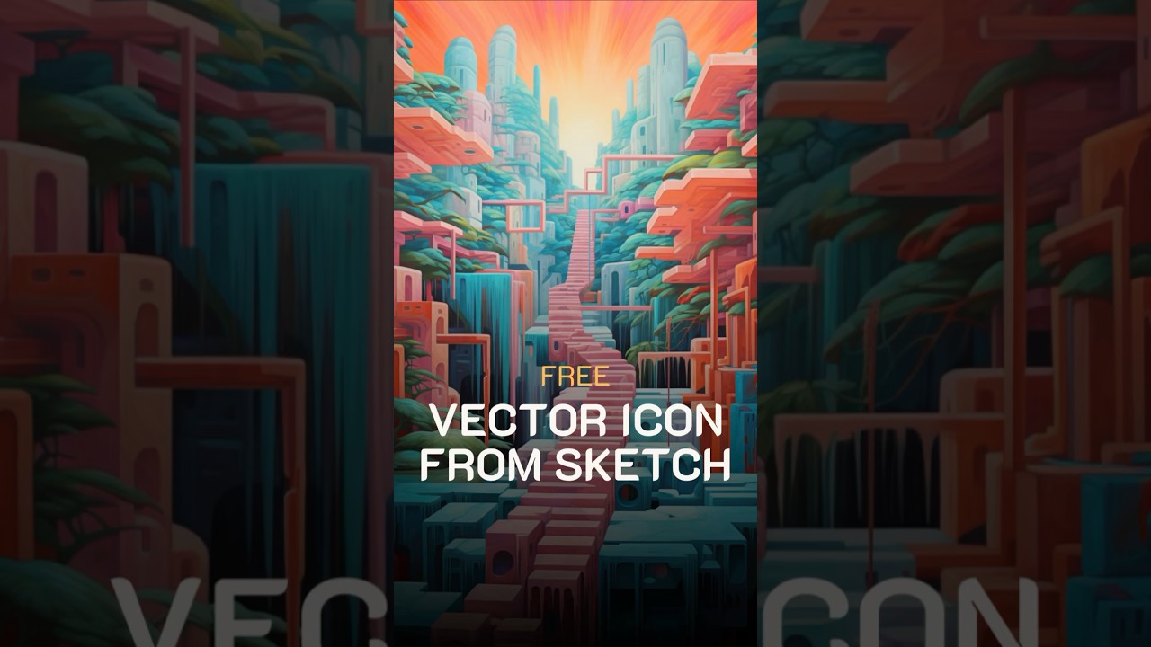 Creating icon designs from sketches with AI #ai #aitools #shortvideo #icondesign #sketches