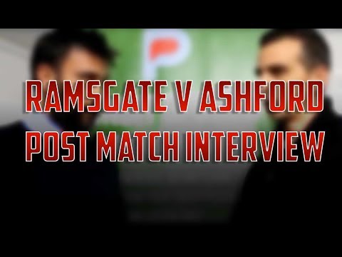 Interview: Lloyd Blackman -  Rams VS Ashford