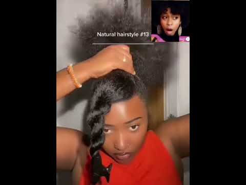 coiffure rapide cheveux naturel