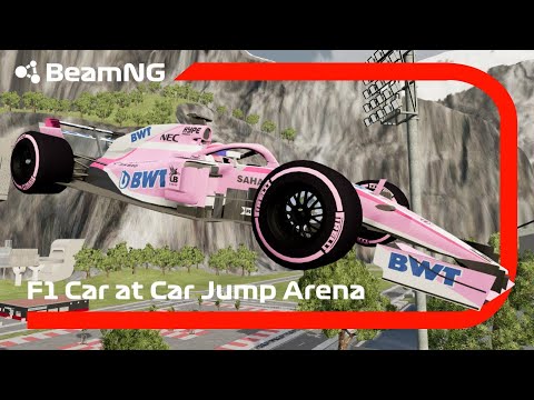 F1 Car at Car Jump Arena | F1 Mod | BeamNG | #13