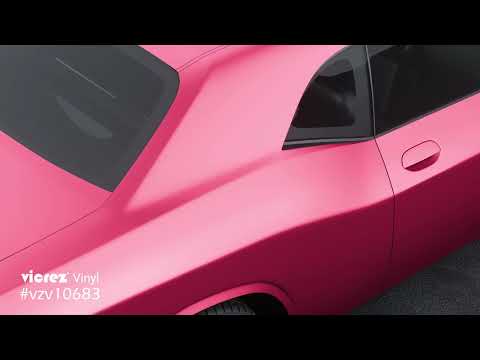 Vicrez Vinyl Car Wrap Film vzv10683 Chrome Satin Rose Red