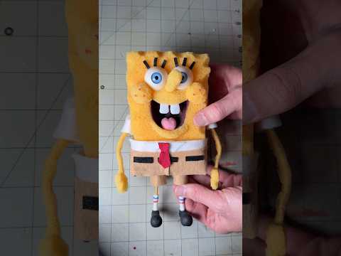 Sponge Bob Square Pants made out of Sponge