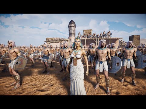 Queen of Egypt invades Spartan City - Ultimate Epic Battle Simulator 2 | UEBS 2