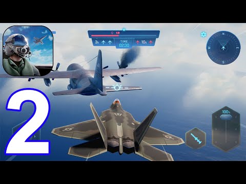 Sky Warriors: Airplane Combat - Gameplay Walkthrough Part 2 Skirmish (Android,iOS)