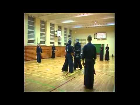 Warsaw Kendo League - April 2013 - Wierzbowski (aka) vs. Wierzbowski (shiro)