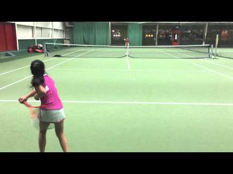 Tennis training Lian Tran 2013