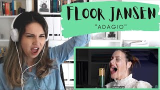 REACTING TO Floor Jansen Adagio Lara Fabian (cover)