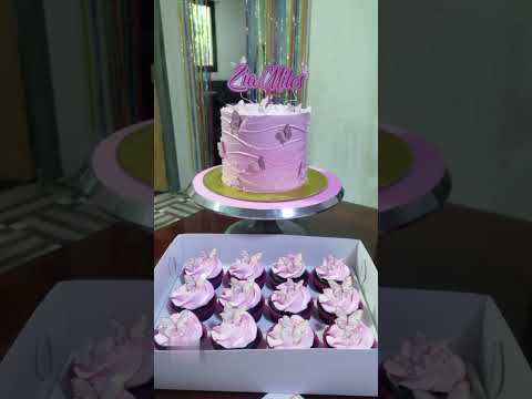 🦋✨ BUTTERFLY THEME CAKE ✨🦋| by DHINE BITESWEET 🎂✨#dhinebitesweet #butterflythemecake #customcakesph