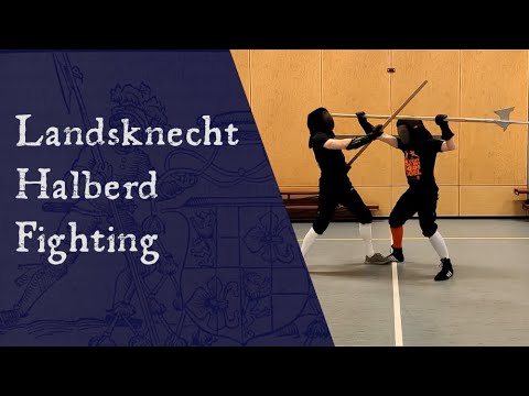 Learn Landsknecht Halberd Fighting: Andre Paurenfeyndt's 1516 fight book, page 'K'
