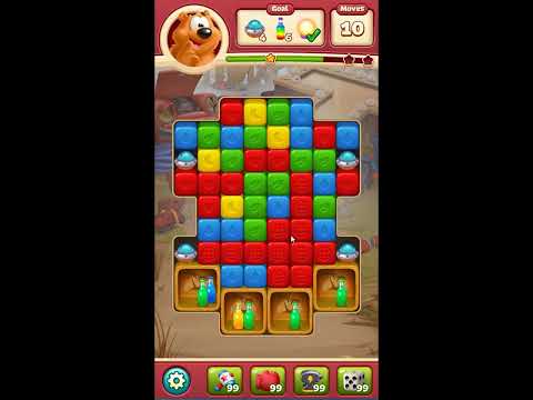 Toon Blast Level 7577 - NO BOOSTERS 🐻🐺🐱 | SKILLGAMING ✔️