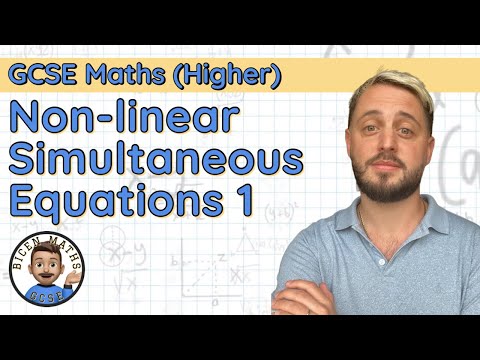 Non-linear Simultaneous Equations 1 • Examples • GCSE Maths (Higher) 🧩