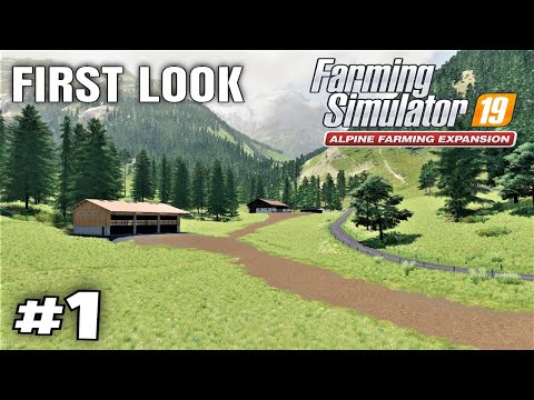 A new life in the Alps - Erlengrat Timelapse #1 Farming Simulator 19 Alpine DLC FS19