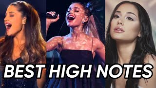 HIGH NOTES Ariana Grande's Vocals Had Me SHOOK!!