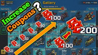 How To Increase Coupons Got for 5 Weapons? Pixel Gun 3D