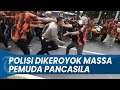 Detik-detik Polisi Dikeroyok Puluhan Anggota Ormas Pemuda Pancasila
