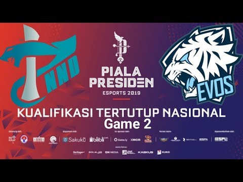 PIALA PRESIDEN ESPORT 2019 EVOS VS THE PRIME Game 2 ,Mobile Legends