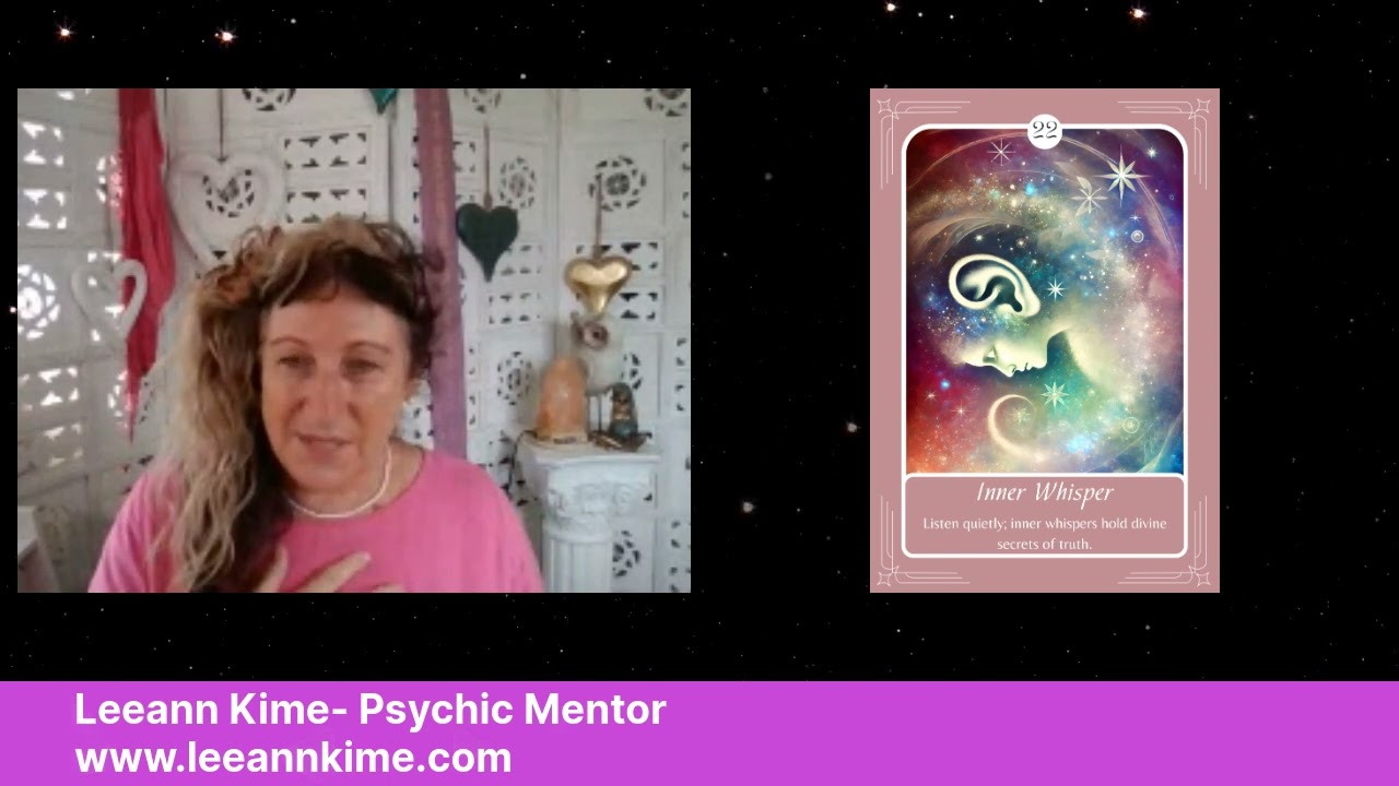 Card 22: Inner Whisper - Leeann Kime | Psychic Mentor