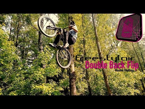 Double Back Flip Mtb - Max Peythieu - Freestyl'Air 2018