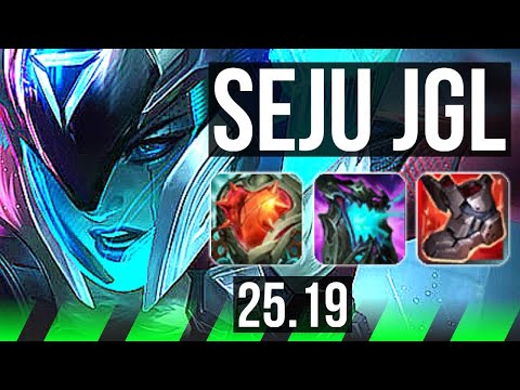 SEJUANI vs TRUNDLE (JGL) | 500+ games | KR Master | 25.19